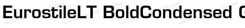 EurostileLT BoldCondensed GBpc EUC 字体转换
